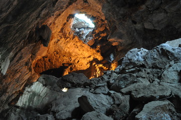 Inside the cave, Bora Caves, Andhra Pradesh, India
