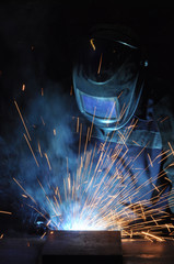 manufacture of welded products. welding of metal structures
