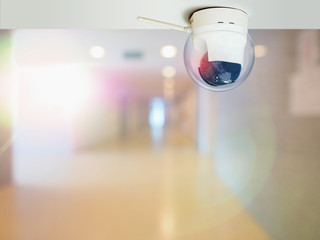 security camera in stalled