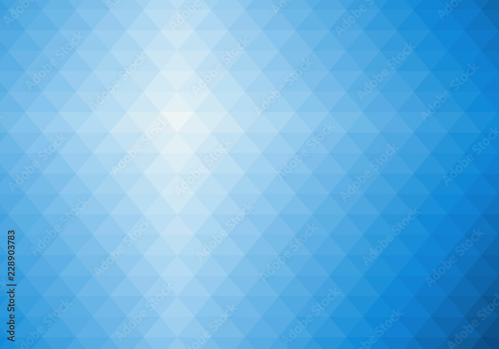 Aufkleber vector abstract blue background. geometric texture with triangles.