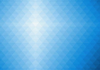 Obraz premium Vector abstract blue background. Geometric texture with triangles.