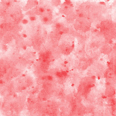 Vector coral watercolor background. Abstract grunge texture