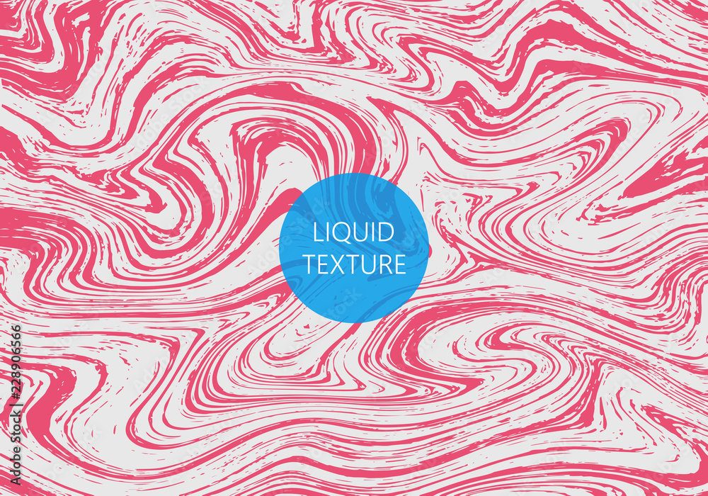 Poster vector abstract liquid texture. grunge wavy background.