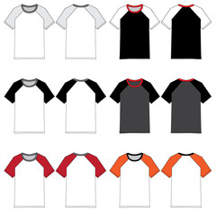 Vector template for Men's Fashion tops