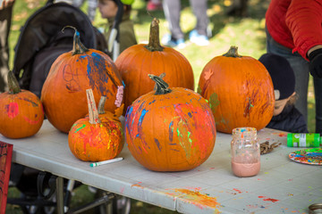 Halloween pumpkin decoration.