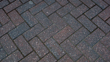 Paved walk way near the beach