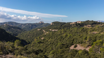 Fototapeta na wymiar Parque natural de Sant Llorenç del Munt i l'Obac