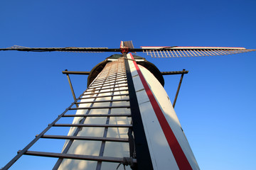 Detail der Steprather Windmühle, Windmühlenflügel