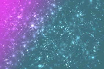 Color space stars constellation defocused pattern wallpaper.