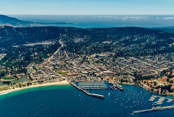 Fotobehang Monterey Californië Luchtfoto © Dreamframer