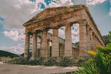 Greek Temple of Segesta, Sicily, Italy