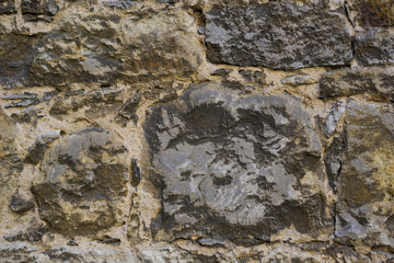 Texture, Old stone wall texture.