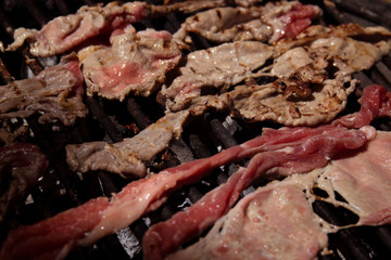 ROAST BEEF ON THE GRILL CLOSEUP