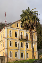 An ancient monastery built by Russian monks.