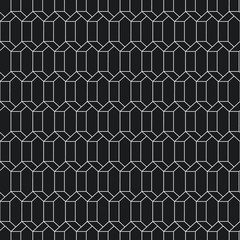 Geometry abstract seamless pattern on black and white color for textile, wallpaper, texture, and fabric