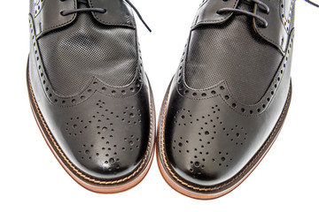 Pair of mens dress shoe