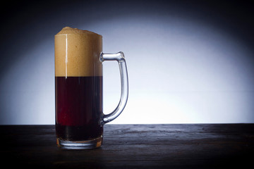 Glass glass with beer