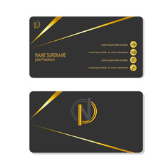 luxury business card template