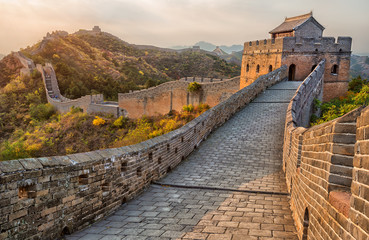 La belle grande muraille de Chine - section Jinshanling près de Pékin