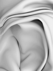Plakat Abstract Texture, White Silk