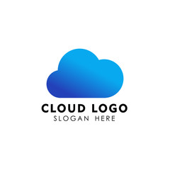 Cloud logo design template vector icon