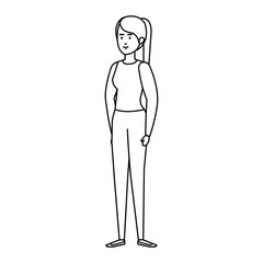 woman with christmas sweater