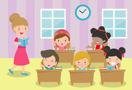 Kids Classroom Cartoon Images – Browse 31,952 Stock Photos, Vectors, and  Video | Adobe Stock