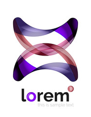 Logo, abstract geometric icon