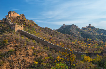 The beautiful great wall of China