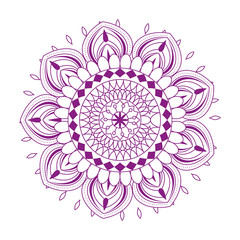 happy diwali card with mandala