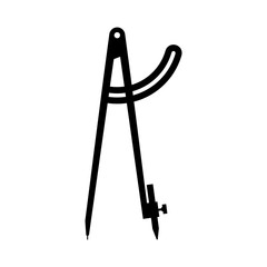 Compass, circle and arc technical drawing instrument (tool)