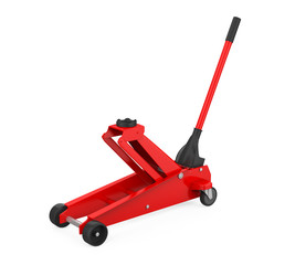 Floor Jack Isolated