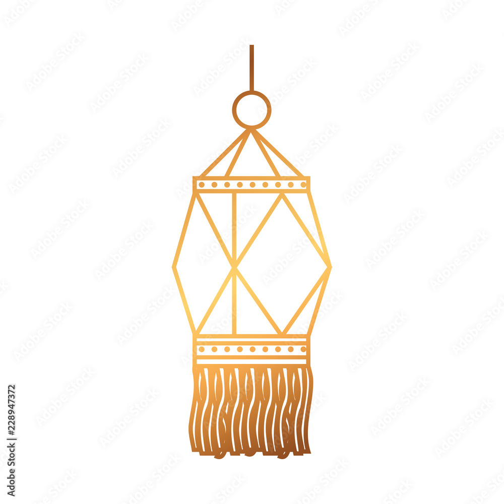 Poster diwali lantern hanging icon