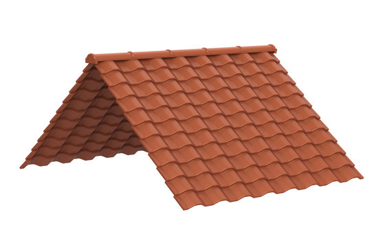 Roof Tiles Isolated