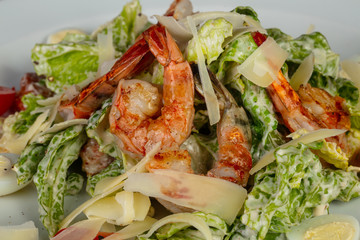 Tasty caesar salad