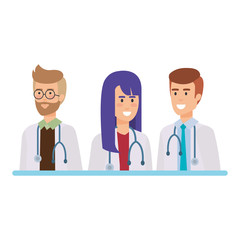 group of doctors medical staff