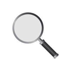Magnifying glass logo icon design template vector illustration