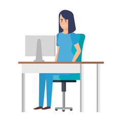 female practitioner in consulting room