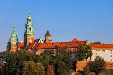 Obraz premium Wawel Cathedral and Castle in Krakow