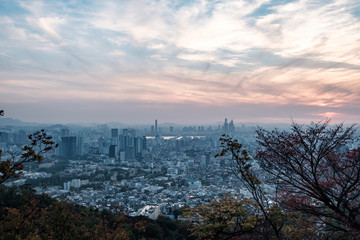 Obraz premium Seoul N Tower Landscape