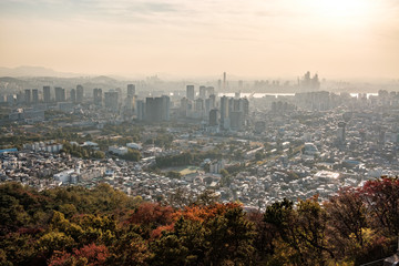 Fototapeta premium Seoul N Tower Landscape