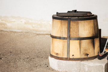 Obraz premium Traditional asian tandoor outdoor