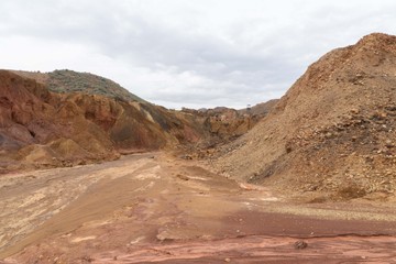 Kupfermine Murcia Spanien