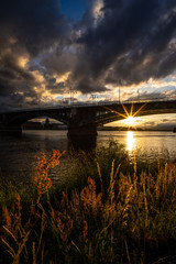 Sonnenuntergang MZ-Kastel