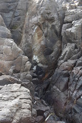 Fototapeta na wymiar rock in cave