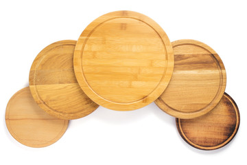 wooden pizza or bread cutting board