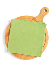 wooden pizza or bread cutting board
