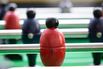 Background of foosball table soccer