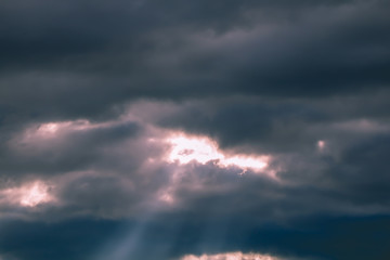 Fantasy and vintage dynamic cloud and sky with grunge texture for background Abstract,postcard nature art style,soft and blur focus.