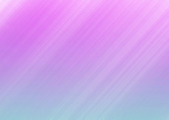 Obraz premium Pink and light blue gradient backgroun with fine diagonal strips like sun beams. Pastel colored background for your message. Vector illustration.